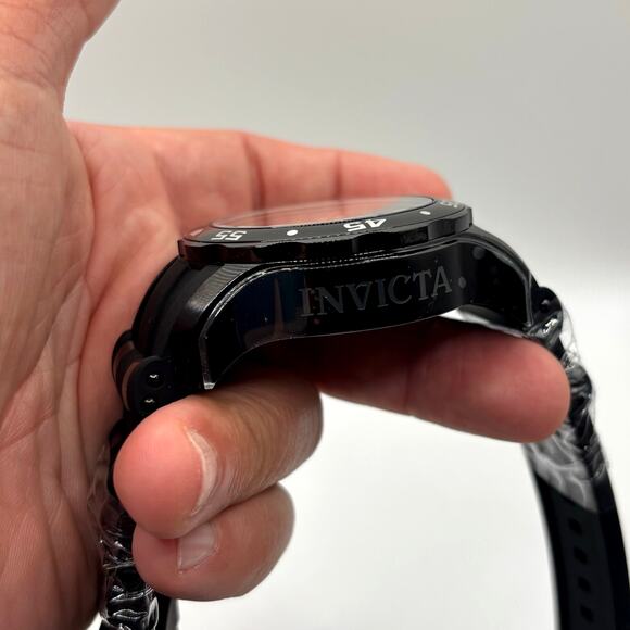Invicta Pro Diver Scuba 37231 Mens 48mm Chronograph Black Quartz 100m NIBWT - Picture 12 of 17